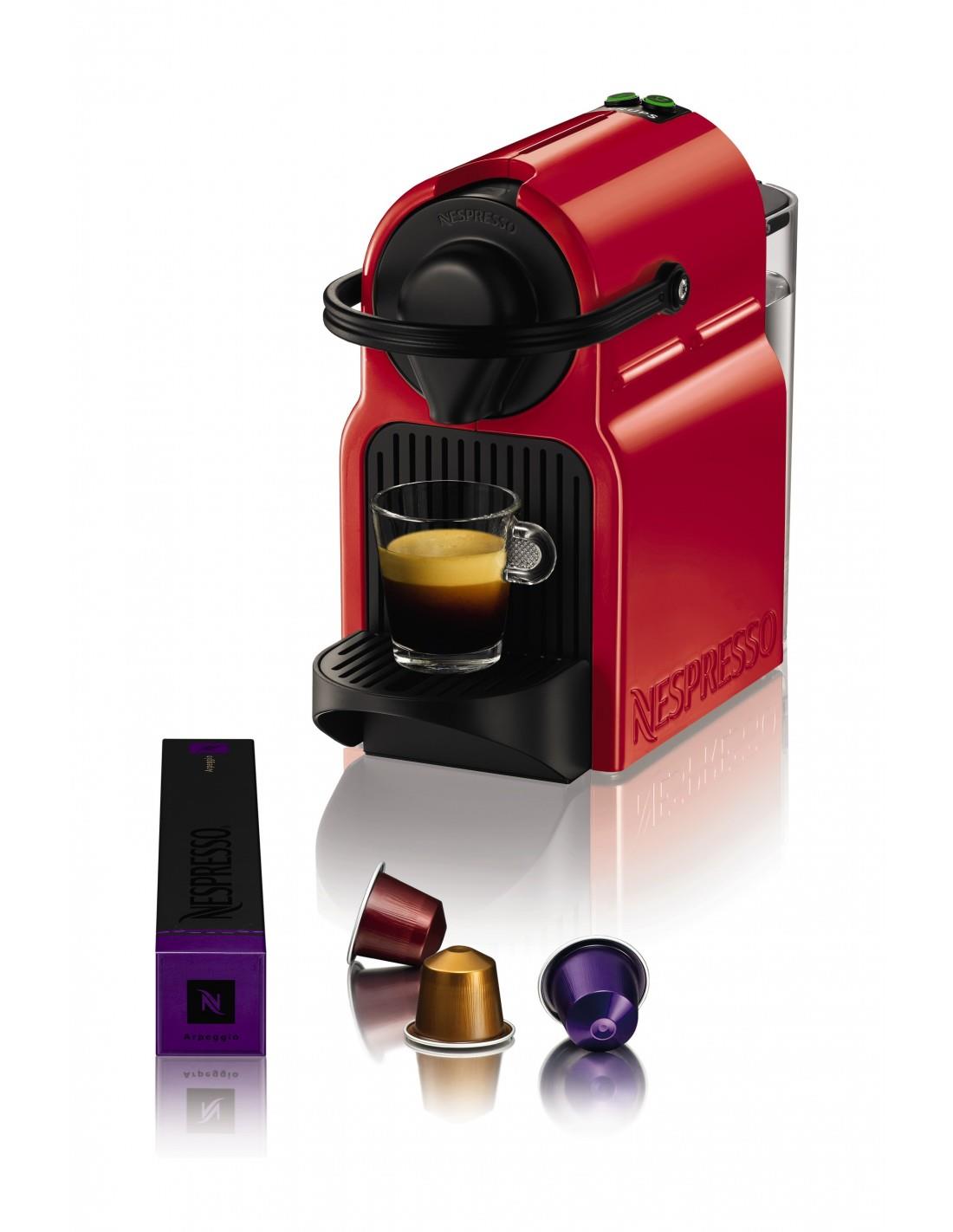 KRUPS Nespresso Krups Inissia macchina da caff in capsule 0,7 litri XN1005K rosso